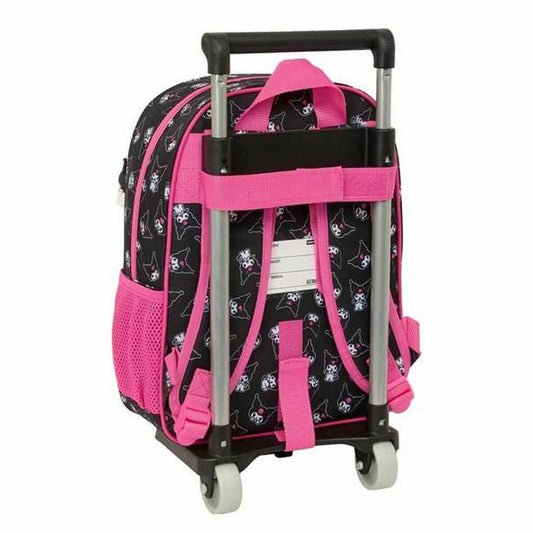 Ghiozdan cu Roți Kuromi Negru Fucsia 26 x 11 x 67 cm 26 x 34 x 11 cm - Birou și papetărie, Material școlar și educațional