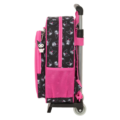 Ghiozdan cu Roți Kuromi Negru Fucsia 26 x 11 x 67 cm 26 x 34 x 11 cm - Birou și papetărie, Material școlar și educațional