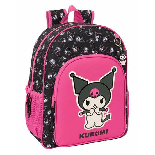 Ghiozdan Kuromi Negru Fucsia 33 x 42 x 14 cm - Birou și papetărie, Material școlar și educațional