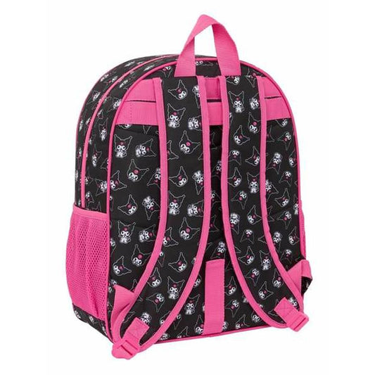 Ghiozdan Kuromi Negru Fucsia 33 x 42 x 14 cm - Birou și papetărie, Material școlar și educațional