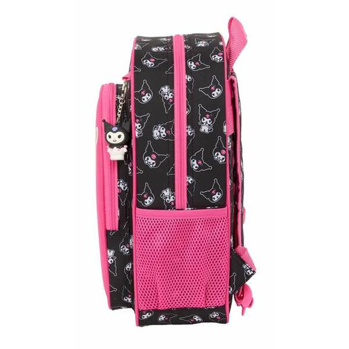 Ghiozdan Kuromi Negru Fucsia 26 x 34 x 11 cm - Birou și papetărie, Material școlar și educațional