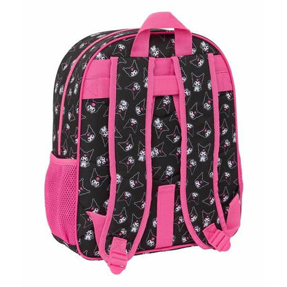 Ghiozdan Kuromi Negru Fucsia 32 x 38 x 12 cm - Birou și papetărie, Material școlar și educațional