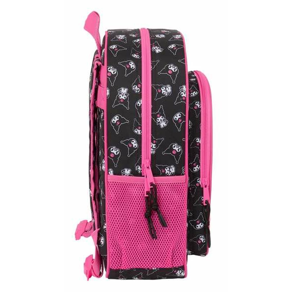 Ghiozdan Kuromi Negru Fucsia 32 x 38 x 12 cm - Birou și papetărie, Material școlar și educațional