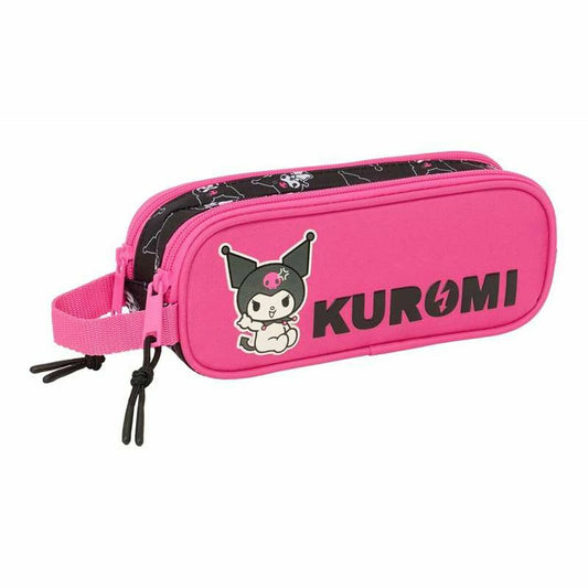 Penar dublu Kuromi Negru Fucsia 21 x 8 x 6 cm - Birou și papetărie, Material școlar și educațional