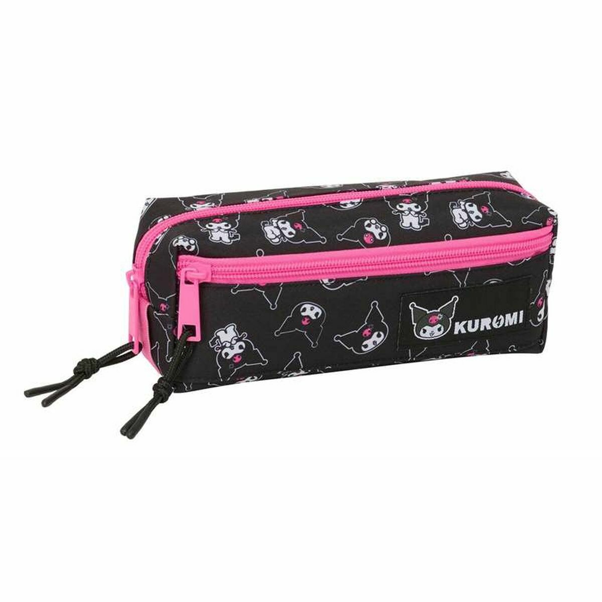Penar triplu Kuromi Negru Fucsia 22 x 8,5 x 6 cm - Birou și papetărie, Material școlar și educațional
