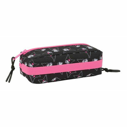 Penar triplu Kuromi Negru Fucsia 22 x 8,5 x 6 cm - Birou și papetărie, Material școlar și educațional