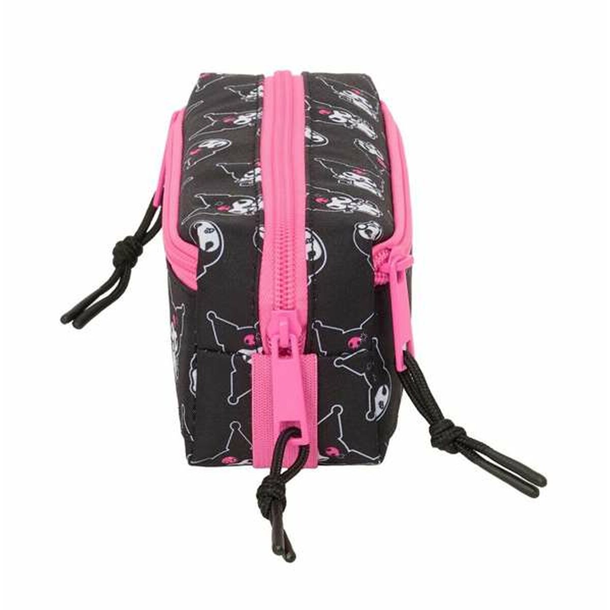 Penar triplu Kuromi Negru Fucsia 22 x 8,5 x 6 cm - Birou și papetărie, Material școlar și educațional