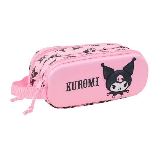 Penar dublu Kuromi Roz 21 x 8 x 6 cm - Birou și papetărie, Material școlar și educațional