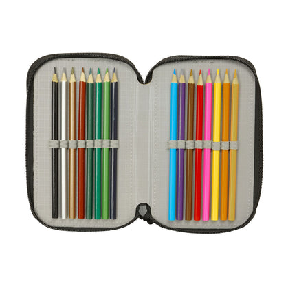 Geantă Universală Dragon Ball Negru 12,5 x 19,5 x 5,5 cm 37 Piese - Birou și papetărie, Material școlar și educațional