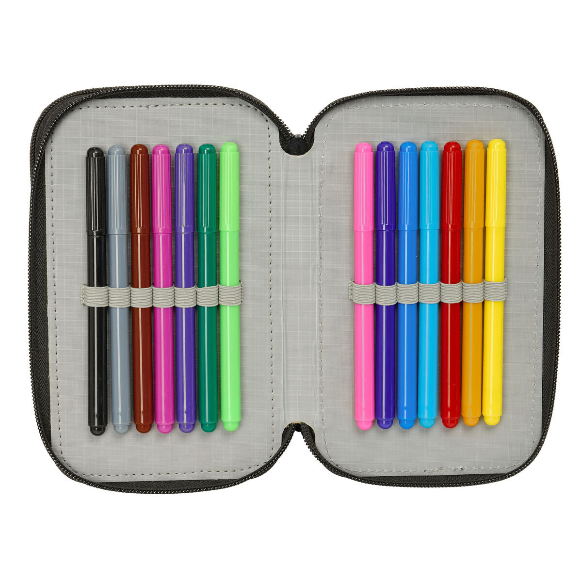 Geantă Universală Dragon Ball Negru 12,5 x 19,5 x 5,5 cm 37 Piese - Birou și papetărie, Material școlar și educațional