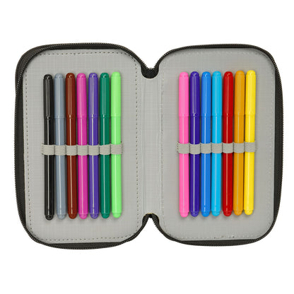 Geantă Universală Dragon Ball Negru 12,5 x 19,5 x 5,5 cm 37 Piese - Birou și papetărie, Material școlar și educațional