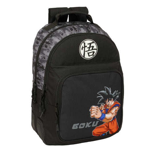 Ghiozdan Dragon Ball Negru 32 x 42 x 15 cm - Birou și papetărie, Material școlar și educațional