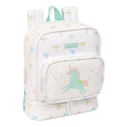 Ghiozdan Safta Unicornio Bej 22 x 27 x 10 cm - Birou și papetărie, Material școlar și educațional