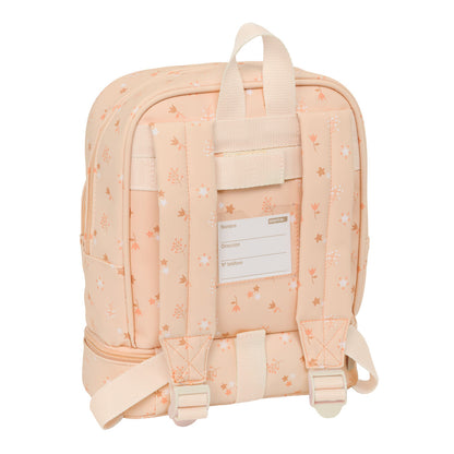 Ghiozdan Safta Flores 22 x 27 x 10 cm - Birou și papetărie, Material școlar și educațional