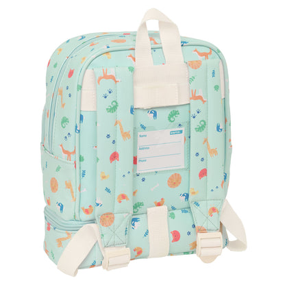 Ghiozdan Safta Pandi Albastru deschis 22 x 27 x 10 cm - Birou și papetărie, Material școlar și educațional