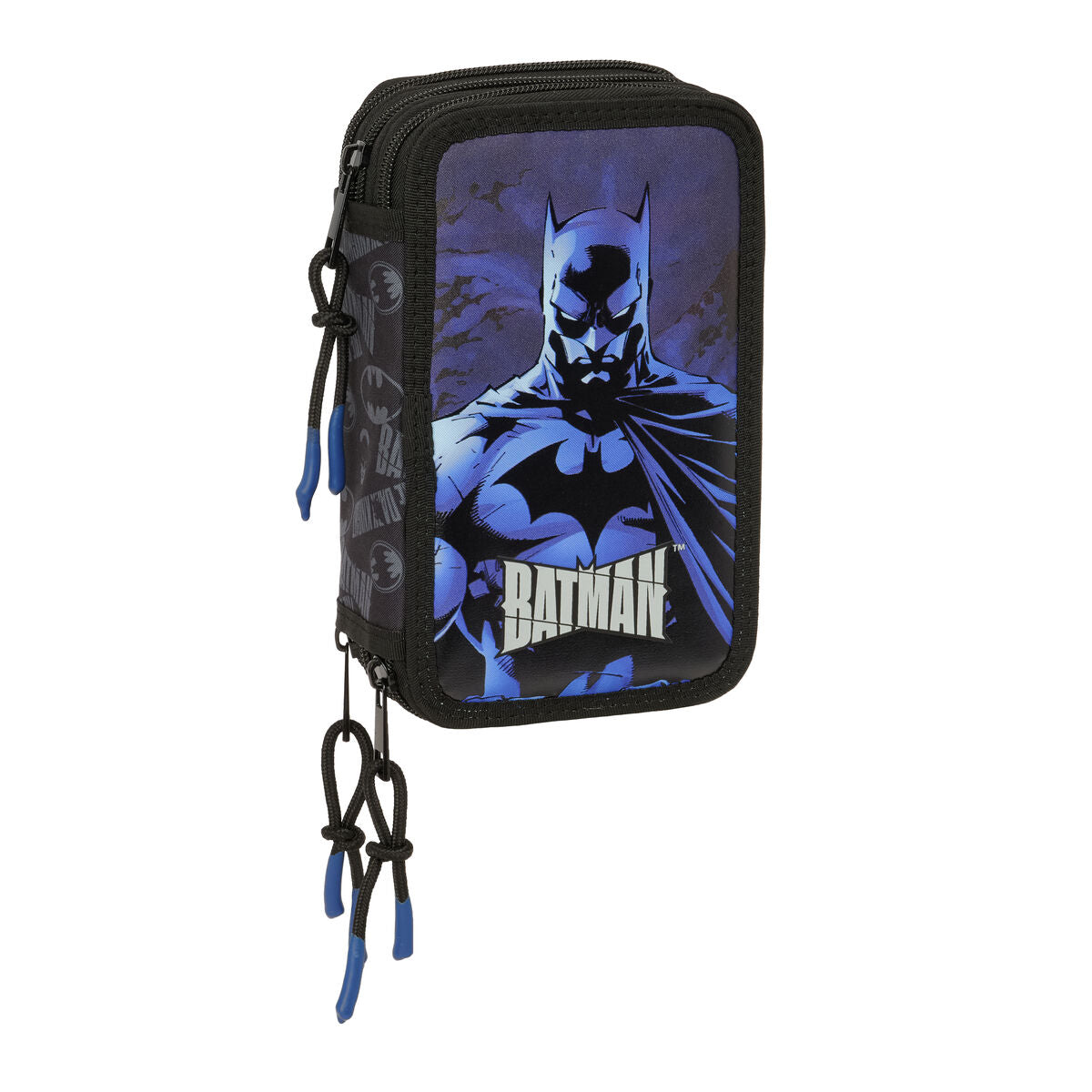 Geantă Universală Batman Negru 12,5 x 19,5 x 5,5 cm 37 Piese - Birou și papetărie, Material școlar și educațional