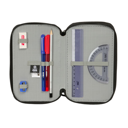 Geantă Universală Batman Negru 12,5 x 19,5 x 5,5 cm 37 Piese - Birou și papetărie, Material școlar și educațional