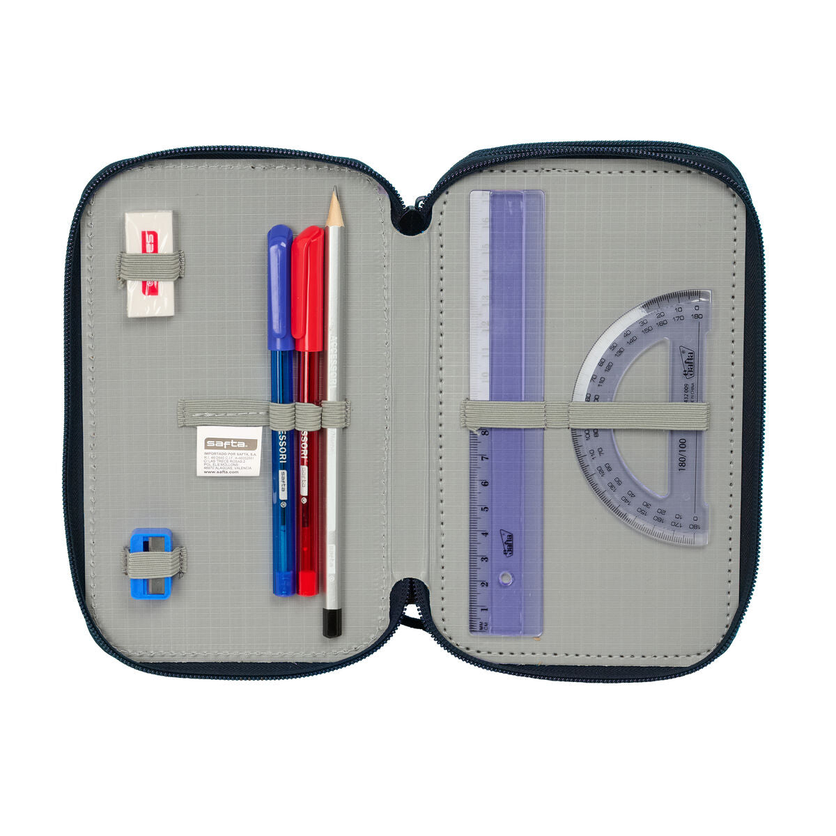 Geantă Universală El Niño Navy Bleumarin 12,5 x 19,5 x 5,5 cm 37 Piese - Birou și papetărie, Material școlar și educațional