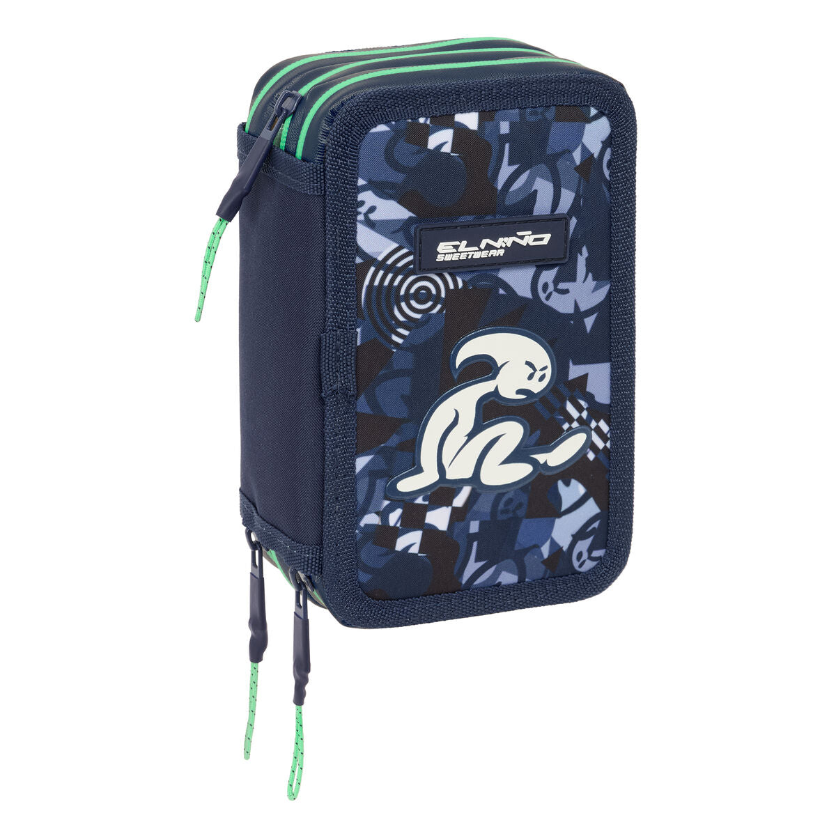 Geantă Universală El Niño Navy Bleumarin 12,5 x 19,5 x 5,5 cm 37 Piese - Birou și papetărie, Material școlar și educațional