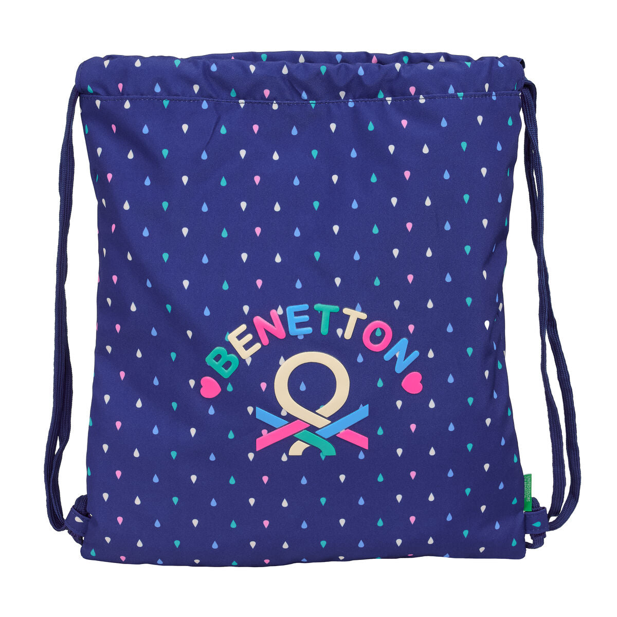 Geantă Rucsac cu Bretele Benetton Drop Multicolor 35 x 40 x 1 cm - Birou și papetărie, Material școlar și educațional