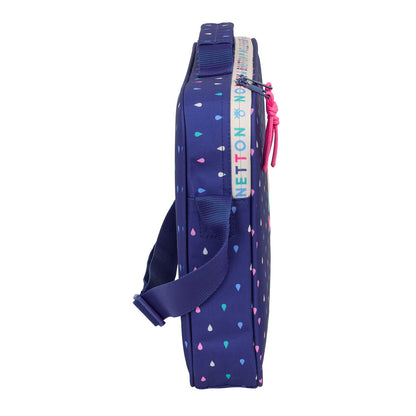 Ghiozdan Benetton Drop Multicolor 38 x 28 x 6 cm - Birou și papetărie, Material școlar și educațional