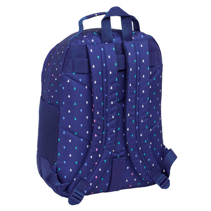 Ghiozdan Benetton Drop Multicolor 32 x 42 x 15 cm - Birou și papetărie, Material școlar și educațional