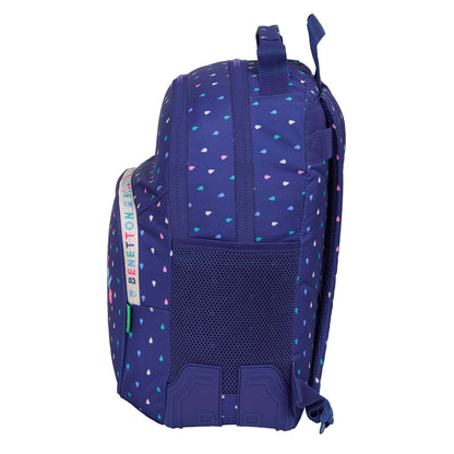 Ghiozdan Benetton Drop Multicolor 32 x 42 x 15 cm - Birou și papetărie, Material școlar și educațional