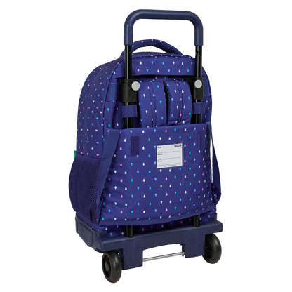 Ghiozdan Benetton Drop Multicolor 33 x 45 x 22 cm - Birou și papetărie, Material școlar și educațional