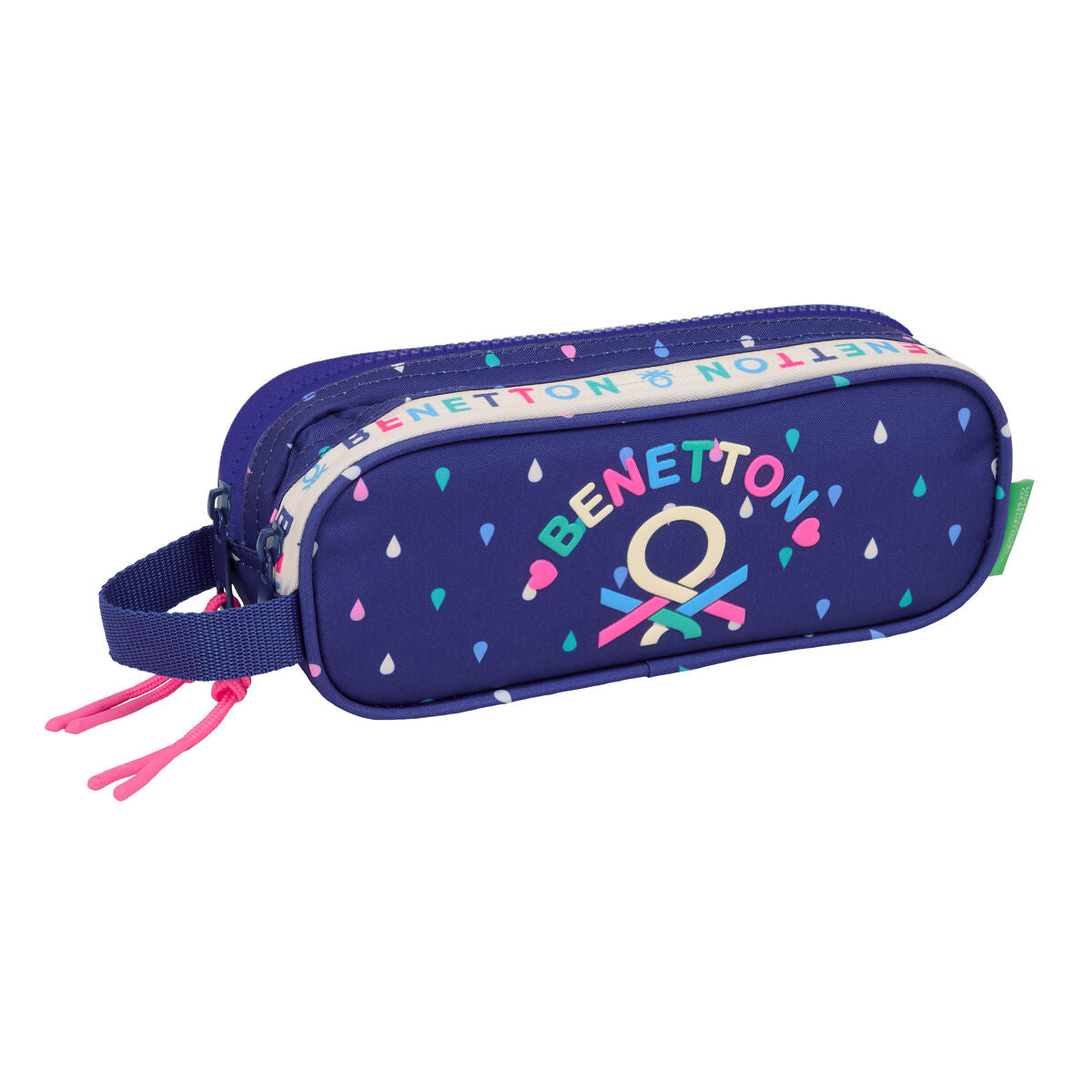 Geantă Universală Benetton Drop Multicolor 21 x 8 x 6 cm - Birou și papetărie, Material școlar și educațional