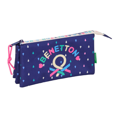 Geantă Universală Benetton Drop Multicolor 22 x 12 x 3 cm - Birou și papetărie, Material școlar și educațional