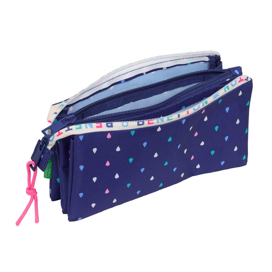 Geantă Universală Benetton Drop Multicolor 22 x 12 x 3 cm - Birou și papetărie, Material școlar și educațional