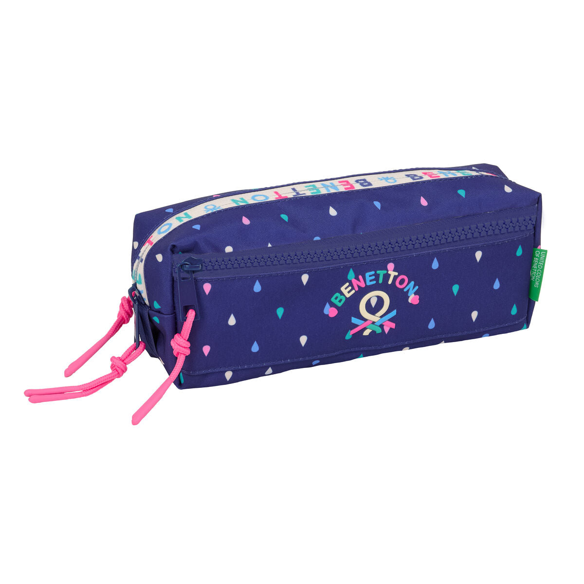 Geantă Universală Benetton Drop Multicolor 22 x 8,5 x 6 cm - Birou și papetărie, Material școlar și educațional