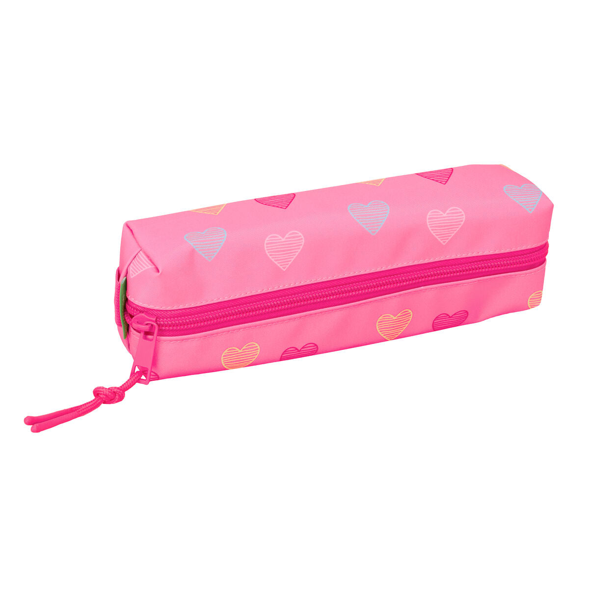 Geantă Universală Benetton Heart Roz 22 x 4 x 7 cm - Birou și papetărie, Material școlar și educațional