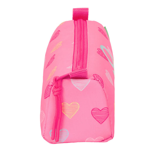 Geantă Universală Benetton Heart Roz 21 x 8 x 7 cm - Birou și papetărie, Material școlar și educațional