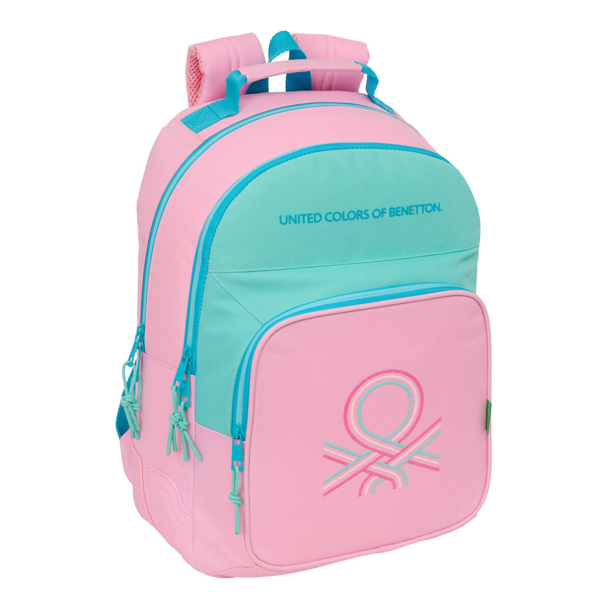 Ghiozdan Benetton Dolce Multicolor 32 x 42 x 15 cm - Birou și papetărie, Material școlar și educațional