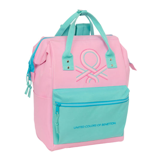 Ghiozdan Benetton benetton Multicolor 27 x 40 x 19 cm - Birou și papetărie, Material școlar și educațional