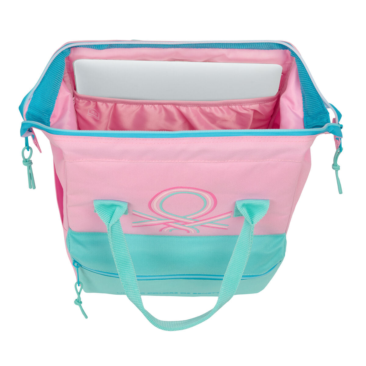Ghiozdan Benetton benetton Multicolor 27 x 40 x 19 cm - Birou și papetărie, Material școlar și educațional