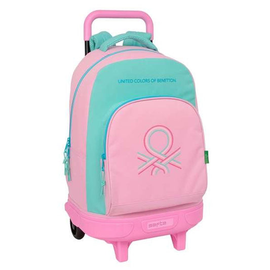 Ghiozdan cu Roți Benetton Dolce Multicolor 33 x 45 x 22 cm - Birou și papetărie, Material școlar și educațional