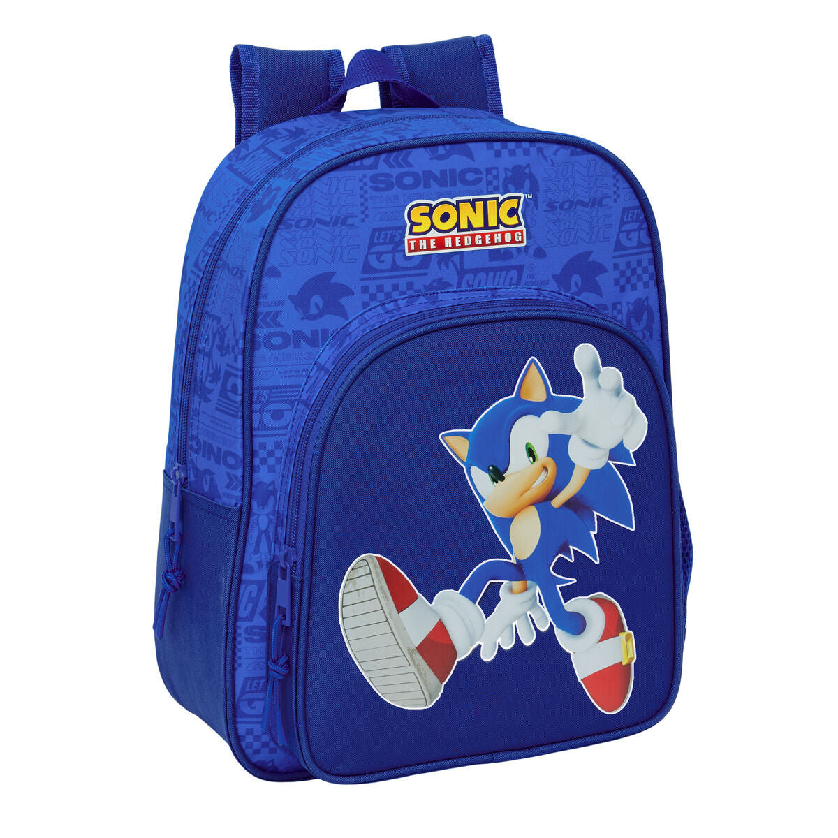 Ghiozdan Sonic Albastru 26 x 34 x 11 cm - Birou și papetărie, Material școlar și educațional