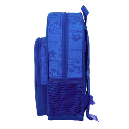 Ghiozdan Sonic Albastru 26 x 34 x 11 cm - Birou și papetărie, Material școlar și educațional