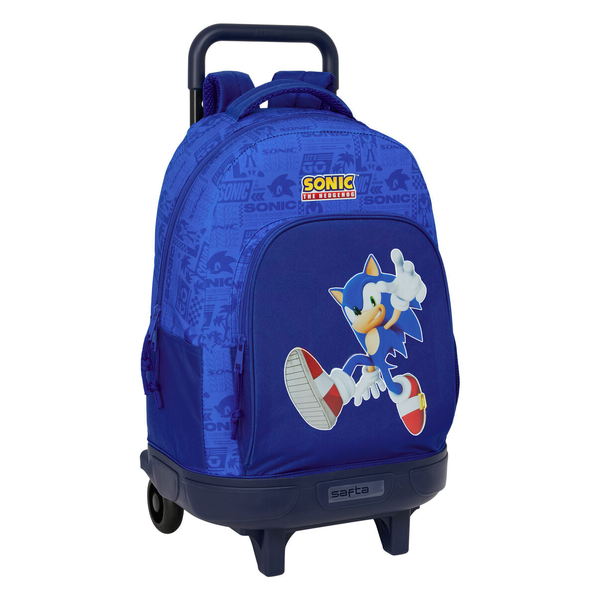 Ghiozdan Sonic Albastru 33 x 45 x 22 cm - Birou și papetărie, Material școlar și educațional