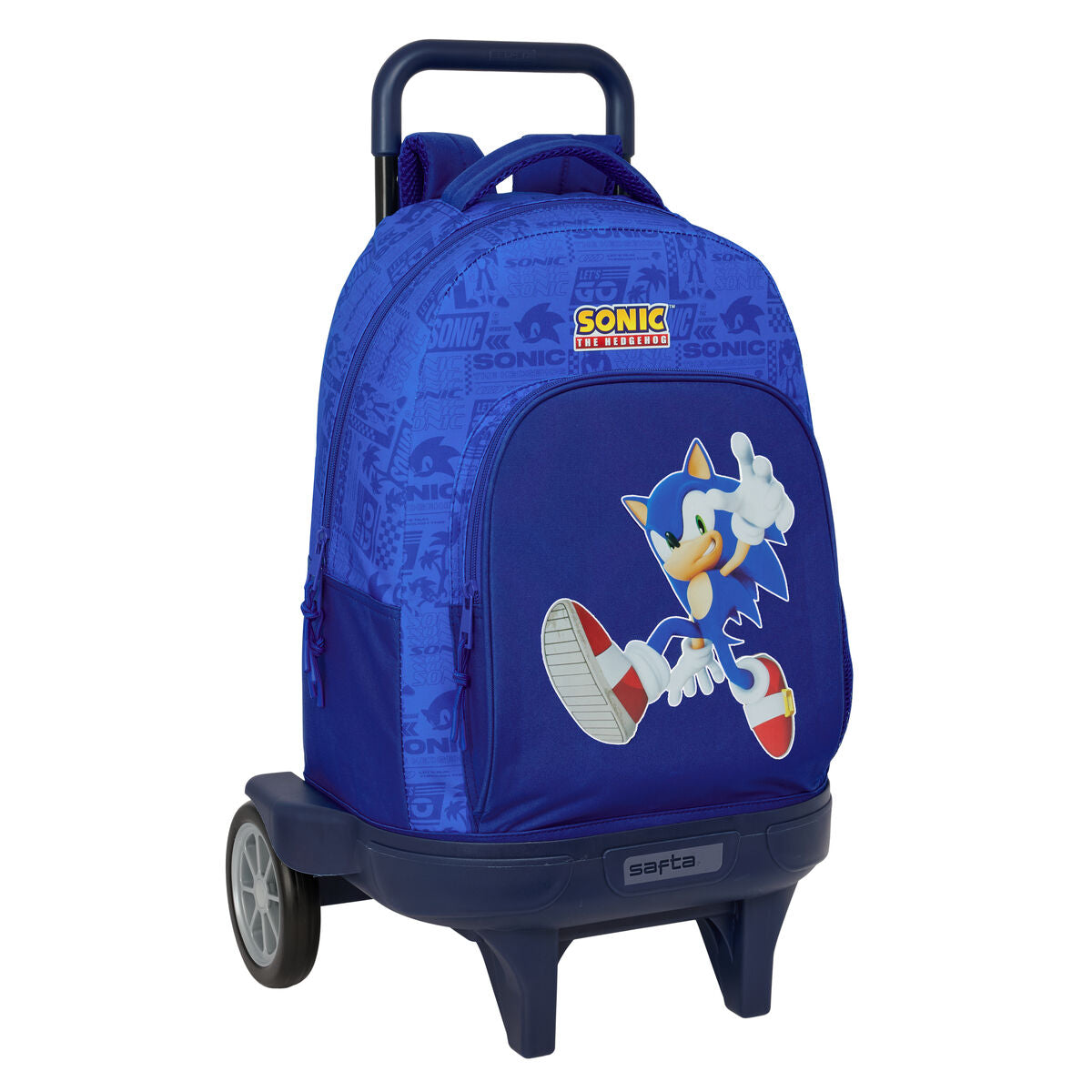Ghiozdan Sonic Albastru 33 x 45 x 22 cm - Birou și papetărie, Material școlar și educațional