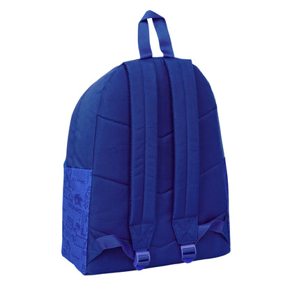 Ghiozdan Sonic Albastru 33 x 42 x 15 cm - Birou și papetărie, Material școlar și educațional