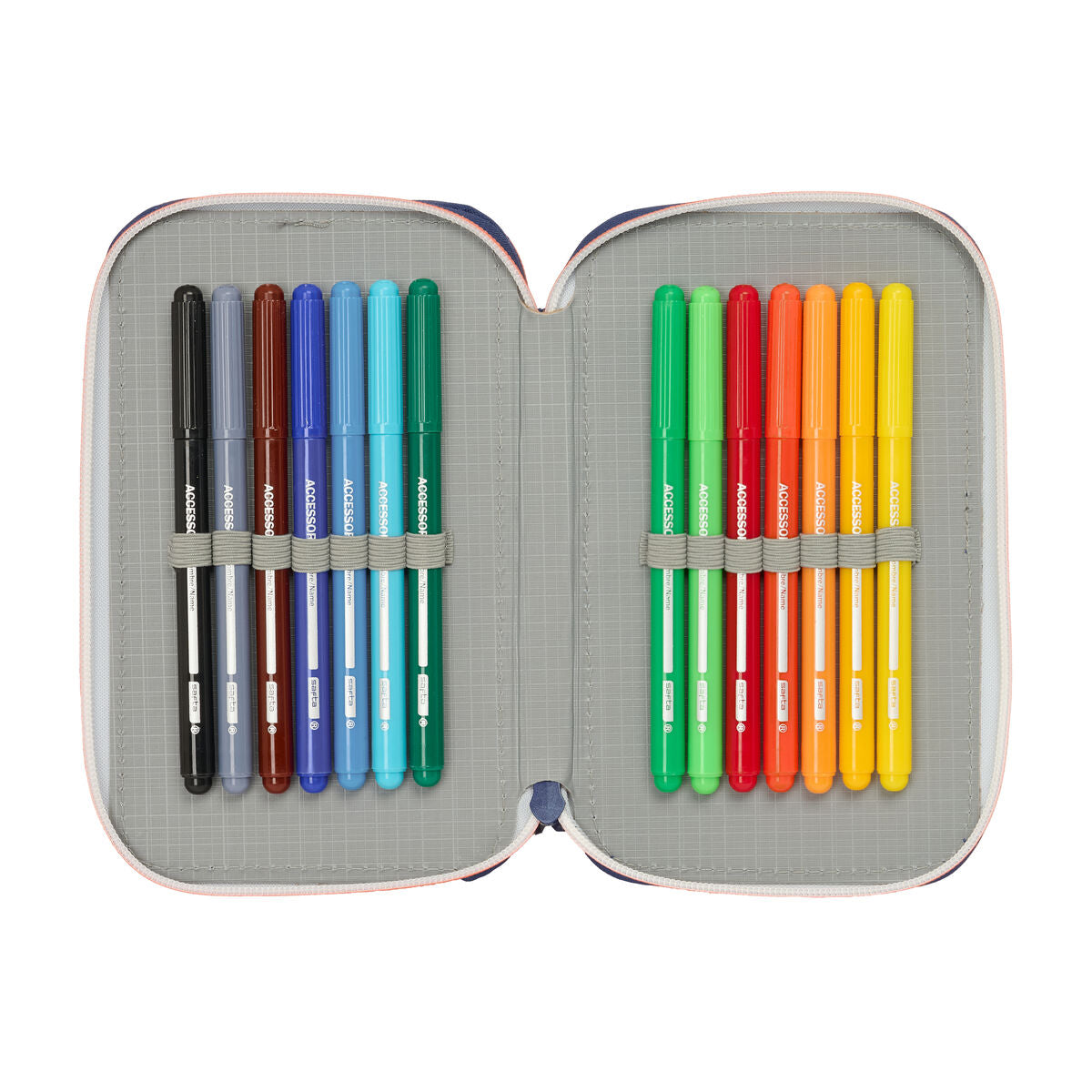 Geantă Universală F.C. Barcelona Bleumarin 12.5 x 19.5 x 4 cm 29 Piese - Birou și papetărie, Material școlar și educațional