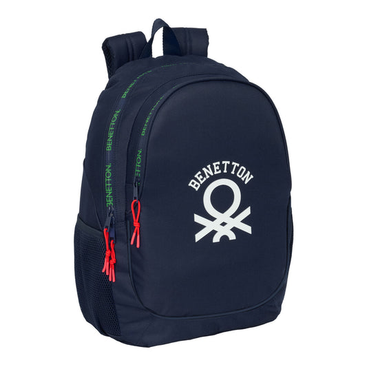 Ghiozdan Benetton Together Bleumarin 32 x 44 x 16 cm - Birou și papetărie, Material școlar și educațional