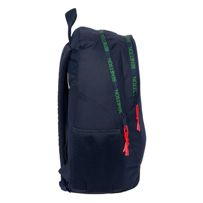 Ghiozdan Benetton Together Bleumarin 32 x 44 x 16 cm - Birou și papetărie, Material școlar și educațional