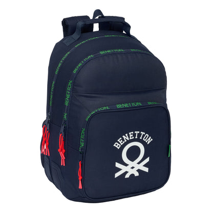 Ghiozdan Benetton Together Bleumarin 32 x 42 x 15 cm - Birou și papetărie, Material școlar și educațional