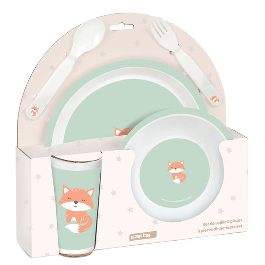 Set de Menaj pentru Copii Safta Zorrito PVC - Acasă și bucătărie, Tacâmuri, veselă și sticlărie