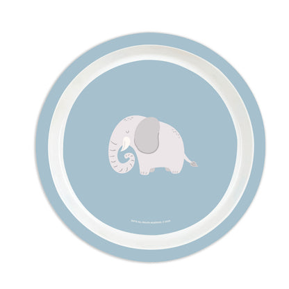 Set de Menaj pentru Copii Safta Elefante PVC - Acasă și bucătărie, Tacâmuri, veselă și sticlărie