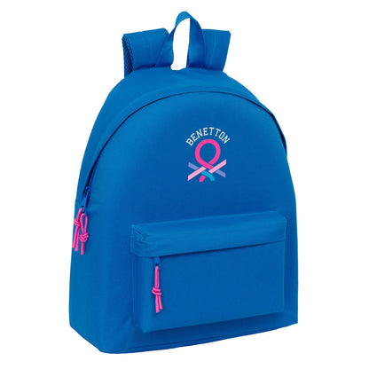 Ghiozdan Benetton Azulina Albastru 33 x 42 x 15 cm - Birou și papetărie, Material școlar și educațional